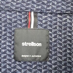 Strellson Button Up Shirt Men's Medium Geometric Long Sleeve Cotton